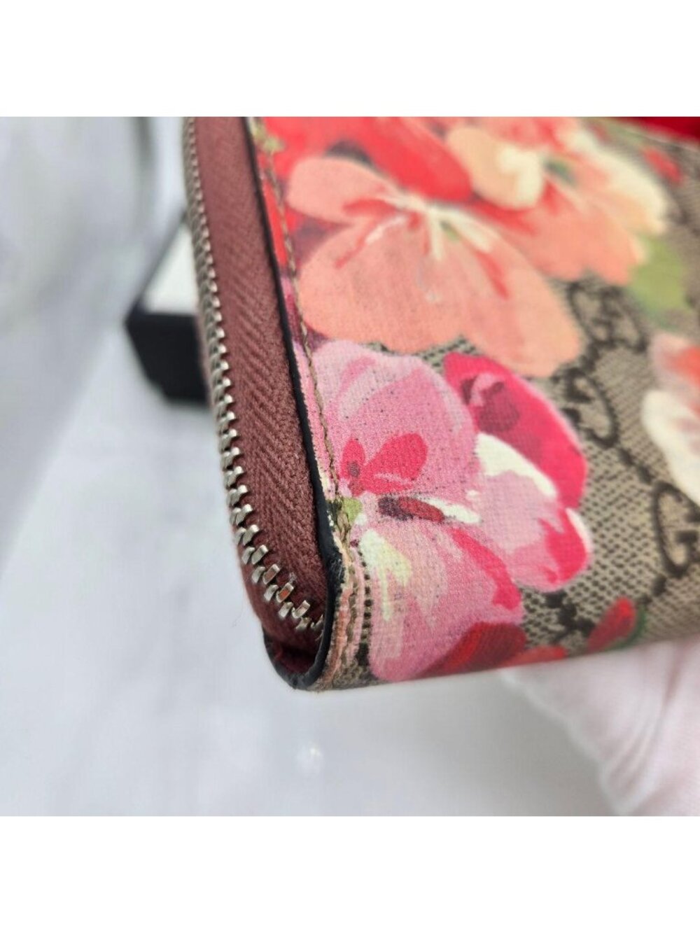 Gucci Wallet Blooms Flower Pink - Picture 4 of 14